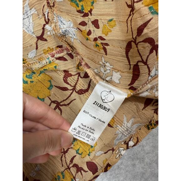 Z & L Womens Size S Floral Dress Boho Indie - Picture 4 of 10